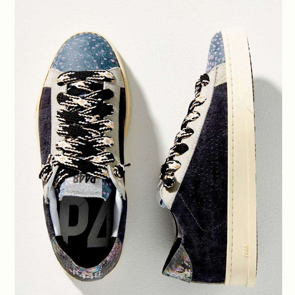 NEW P448 Jack Denim Sneakers women’s 8.5”